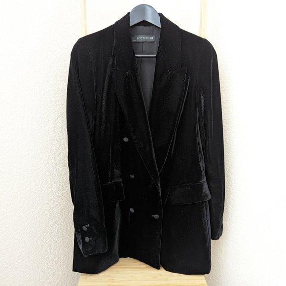 Zara Velvet Blazer - New Without Tags - Picture 2 of 4